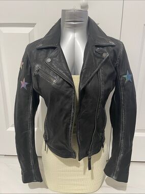 Authentic Mauritius Candy RF Leather Jacket